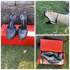 Vintage Xavier Danaud Black Heels.